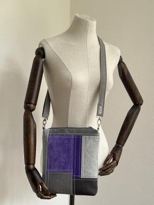 "Flickenwerk II/7" - GRAU-LILA